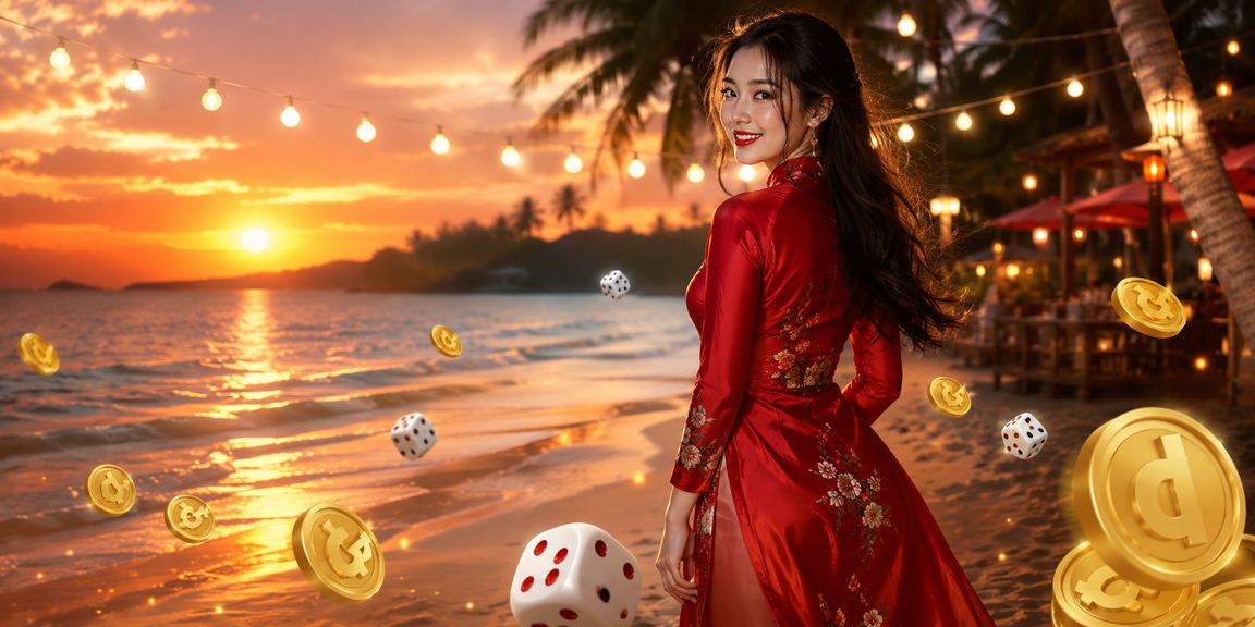 Không khí tài xỉu sôi động tại Phú Quốc với nét văn hóa áo dài Việt Nam